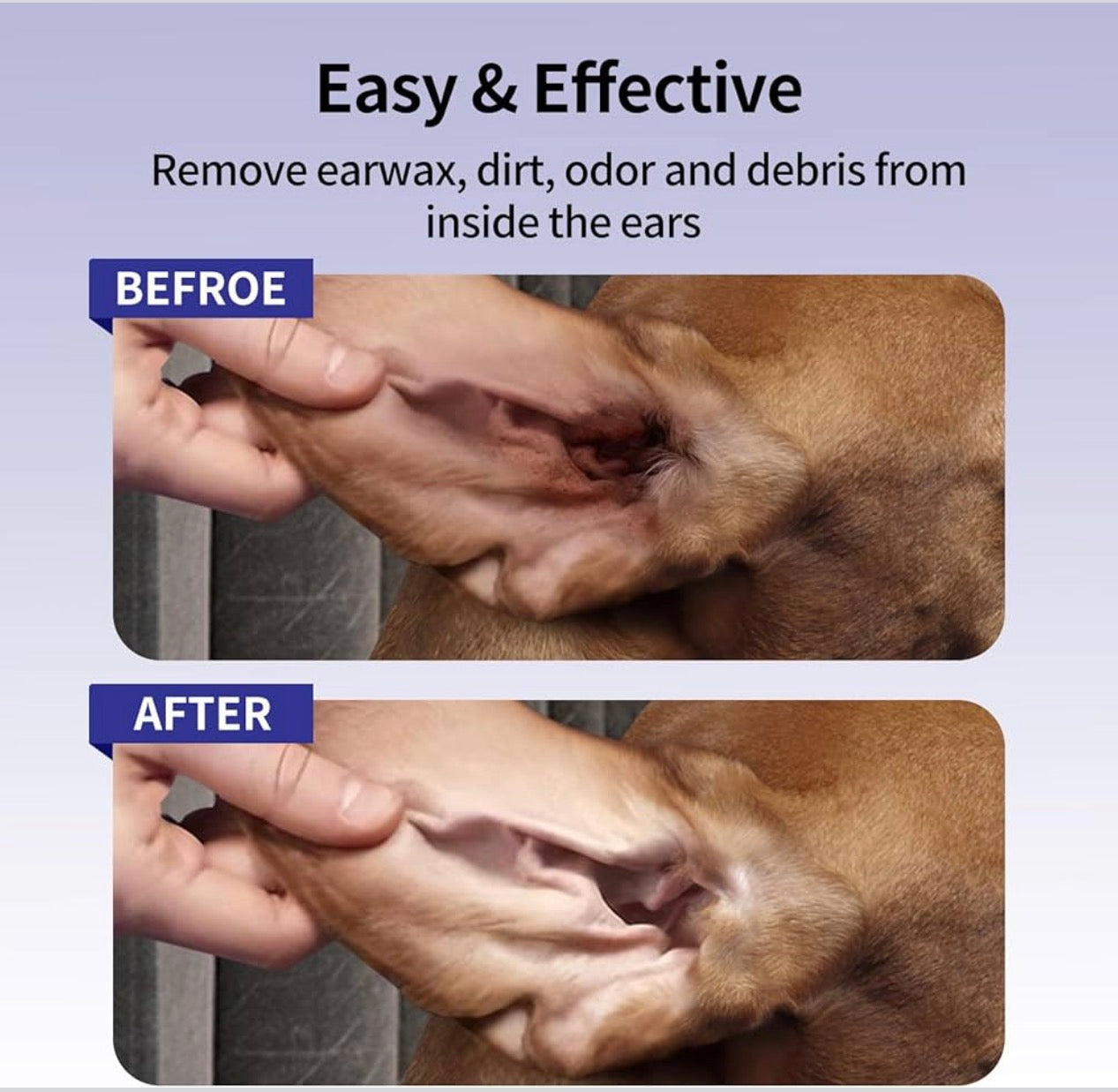 PawPure™ Ear Relief Finger Wipes