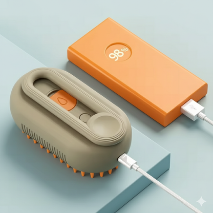 PawPure™ 3-in-1 Electric Pet Steam Brush