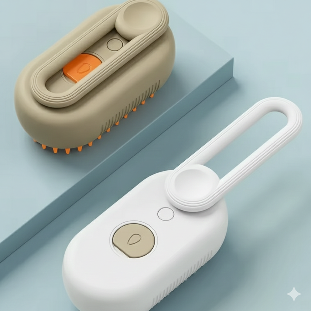 PawPure™ 3-in-1 Electric Pet Steam Brush