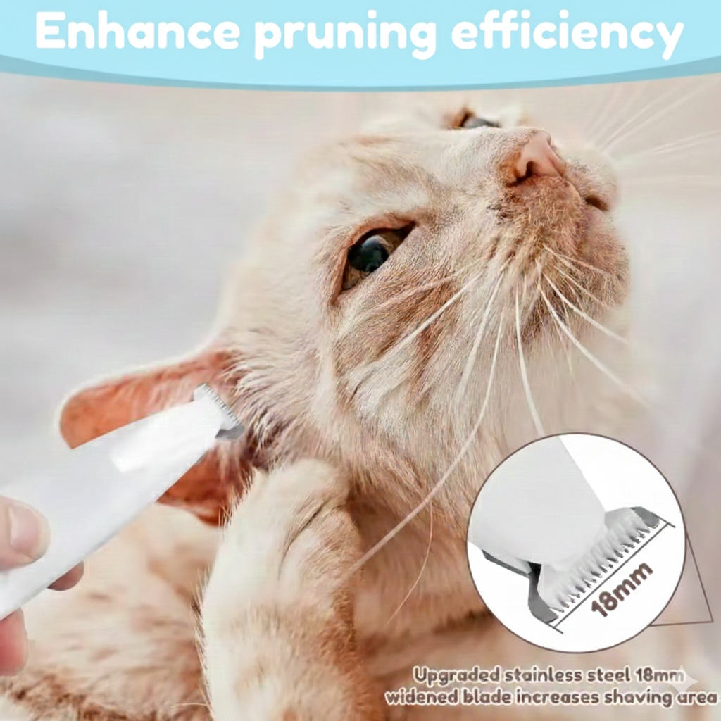 PawPure™ Precision LED Pet Hair Trimmer